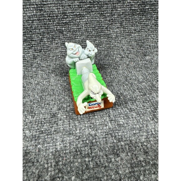 RARE 1998 Fatso Stinkie Stretch 4.25" Burger King Action Figure Casper - Picture 3 of 10